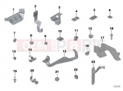 BMW Motorrad BMW 2001 R-Models 4V R 850 RT 96 (0412) Various cable holders