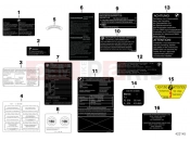 BMW Motorrad BMW 2001 R-Models 4V R 850 RT 96 (0412) Various notice stickers