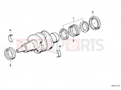 BMW Motorrad BMW CLASSIC 1987 R-Models 2V R 65 RT SF Crankshaft mounting