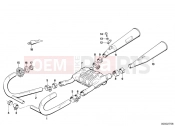 BMW Motorrad BMW CLASSIC 1987 R-Models 2V R 65 RT SF Exhaust system