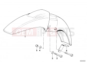 BMW Motorrad BMW CLASSIC 1987 R-Models 2V R 65 RT SF Mudguard front