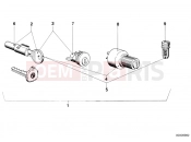 BMW Motorrad BMW CLASSIC 1987 R-Models 2V R 65 RT SF Set of locks