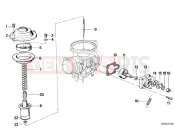 BMW Motorrad BMW CLASSIC 1987 R-Models 2V R 80 Carburetor cap/piston/starter housing