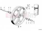 BMW Motorrad BMW CLASSIC 1987 R-Models 2V R 80 Cast rim, front