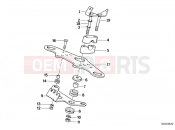 BMW Motorrad BMW CLASSIC 1987 R-Models 2V R 100 RT Upper fork cross brace