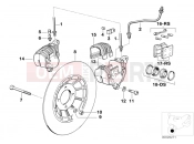 BMW Motorrad BMW CLASSIC 1987 R-Models 2V R 100 RT Front wheel brake