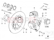 BMW Motorrad BMW CLASSIC 1990 R-Models 2V R 80 Front brake 1.disk