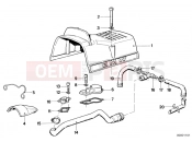 BMW Motorrad BMW CLASSIC 1992 R-Models 2V R 80 Cover panel / engine ventilation