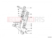 BMW Motorrad BMW CLASSIC 1992 R-Models 2V R 80 Lower fork cross brace