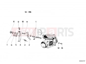 Carburetor/throttle control - BMW Motorrad R 100 RT 1978