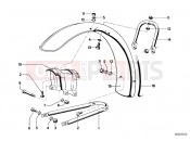 BMW Motorrad BMW CLASSIC 1973 R-Boxer R90S Mudguard front