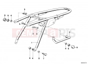 BMW Motorrad BMW CLASSIC 1980 R-Models 2V R 100 TIC Rear frame