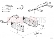 BMW Motorrad BMW CLASSIC 1980 R-Models 2V R 100 TIC Trim panel signalling light/headlight