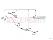 BMW Motorrad BMW CLASSIC 1982 R-Models 2V R 60 TIC Retrofit kit, heated handle