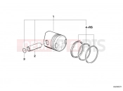 BMW Motorrad BMW CLASSIC 1982 R-Models 2V R 80 RT Piston, single components