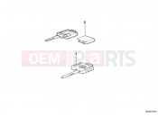 BMW Motorrad BMW CLASSIC 1982 R-Models 2V R 80 TIC Key head illuminated