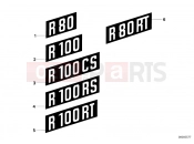 Sticker - BMW Motorrad R 100 /7T 1982