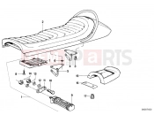 Dual seat installing set - BMW Motorrad R 100 RS 1982