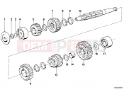 BMW Motorrad BMW CLASSIC 1982 R-Models 2V R 100 RT Output shaft