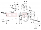 BMW Motorrad BMW CLASSIC 1982 R-Models 2V R 100 TIC Rear wheel brake