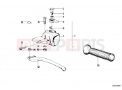 Handle unit left - BMW Motorrad R65T 1982