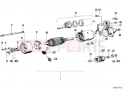 Starter single parts - BMW Motorrad R 80 RT 1983