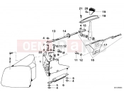 Trim panel, flap - BMW Motorrad R 80 RT 1983