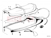 BMW Motorrad BMW CLASSIC 1981 R-Models 2V R 100 CS Double seat bench