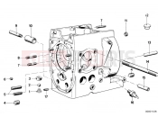BMW Motorrad BMW CLASSIC 1981 R-Models 2V R 100 RT Engine housing mounting parts