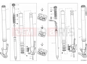 DUCATI 2014 Multistrada 1200 S GT FRONT FORK » FRONT SUSPENSION
