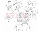 DUCATI 2014 Monster 796 ABS - DMT VERTICAL CYLINDER HEAD » VALVE DRIVE