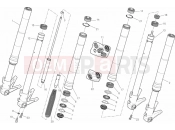 DUCATI 2014 Monster 796 - DMT 024 - FRONT FORK (1) » FRONT SUSPENSION