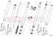 DUCATI 2014 HYPERSTRADA FRONT FORK » FRONT SUSPENSION