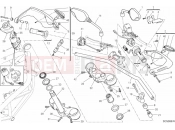 DUCATI 2014 HYPERSTRADA HANDLEBAR AND CONTROLS » HANDLE BAR