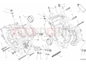 DUCATI Superbike 1199 Panigale R 10A - HALF-CRANKCASES PAIR » ENGINE CASE