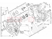 DUCATI Superbike 1199 Panigale S 010 - HALF-CRANKCASES PAIR » ENGINE CASE