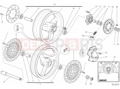DUCATI 2013 Monster 659 WHEELS » FRONT WHEEL