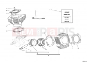 DUCATI 2013 Monster 696 ABS CYLINDER - PISTON » ENGINE CASE