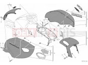 DUCATI Monster 696 ABS ANNIVERSARY FAIRING » PLASTICS