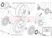 DUCATI Monster 696 ABS ANNIVERSARY WHEELS » FRONT WHEEL