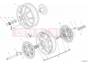 DUCATI Superbike 848 EVO Corse SE WHEELS » FRONT WHEEL