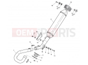 EXHAUST SYSTEM - Husqvarna TC 449 2013