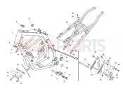 FRAME - FOOTRESTS - Husqvarna TC 449 2013