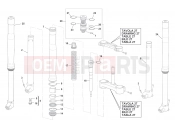 FRONT FORK ASSEMBLY - Husqvarna TC 449 2013