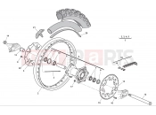REAR WHEEL - Husqvarna TC 449 2013