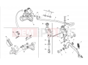 REAR BRAKE SYSTEM - Husqvarna TC 449 2013