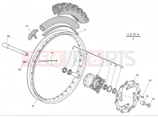 HUSQVARNA TE 449-511 FRONT WHEEL