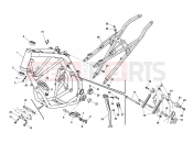 FRAME - FOOTRESTS - Husqvarna TXC 449-511 2012