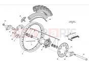 REAR WHEEL - Husqvarna TXC 449-511 2012