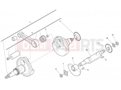 CRANKSHAFT - Husqvarna SM-TE 630 2011